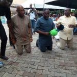 Politics Humiliates: As Obahiagbon, and All His Big Words, Kneels In Public