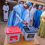 Buhari, Aisha Voted At Guber/State Assembly Polls in Daura